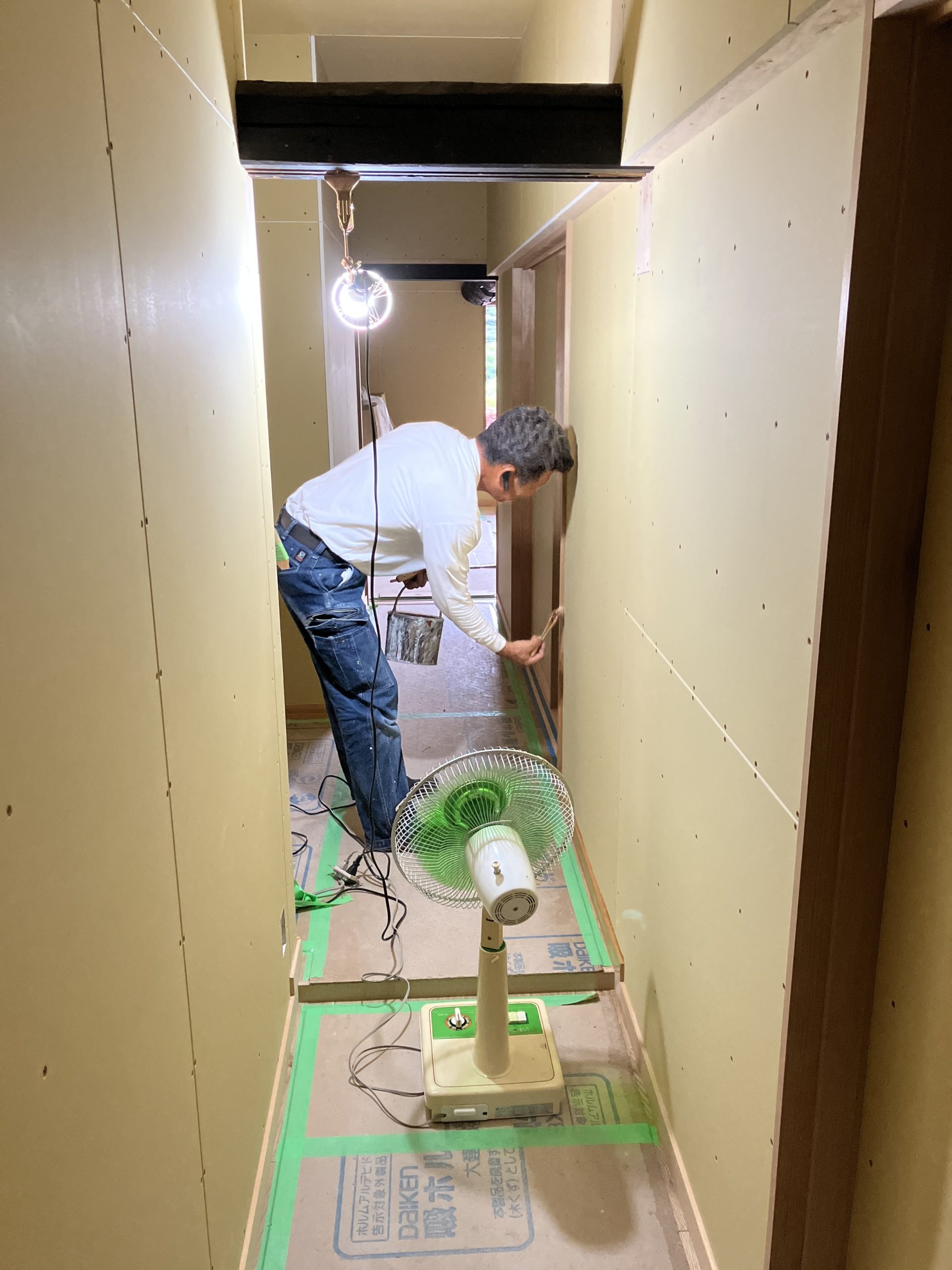 リノベーションの塗装工事