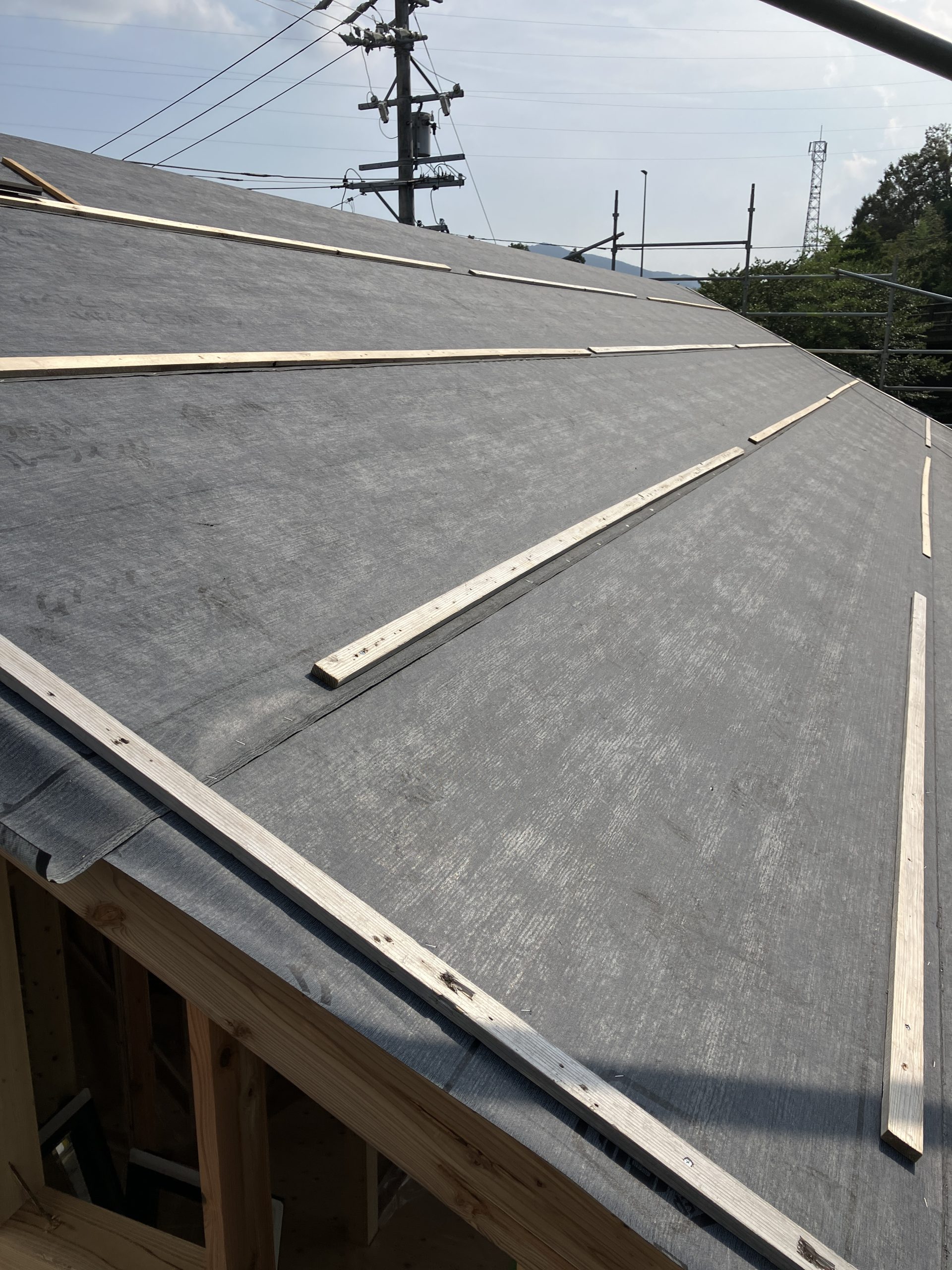 新城市の平屋住宅