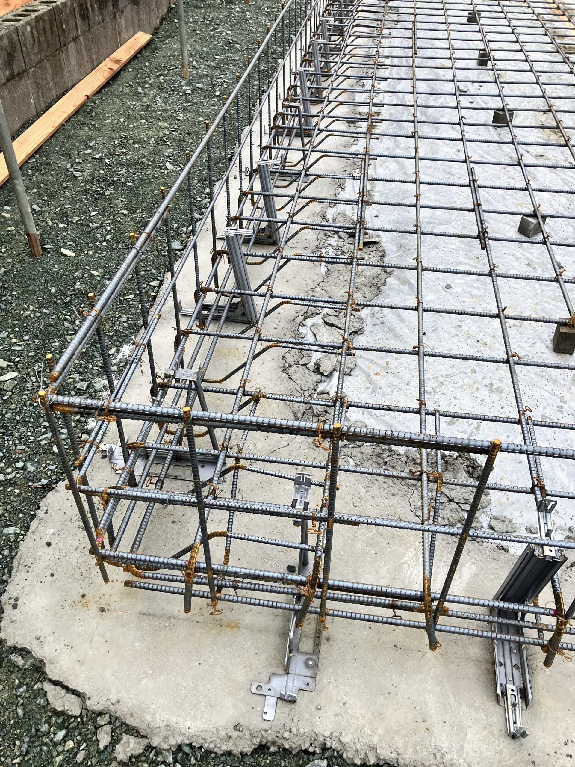 ベタ基礎一体打ち工法