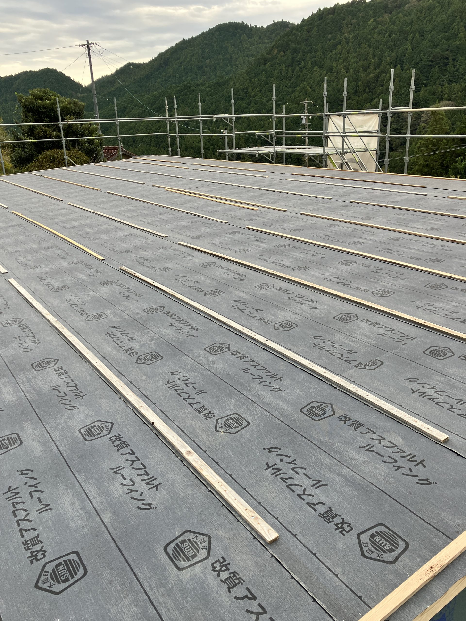 東栄町の新築工事