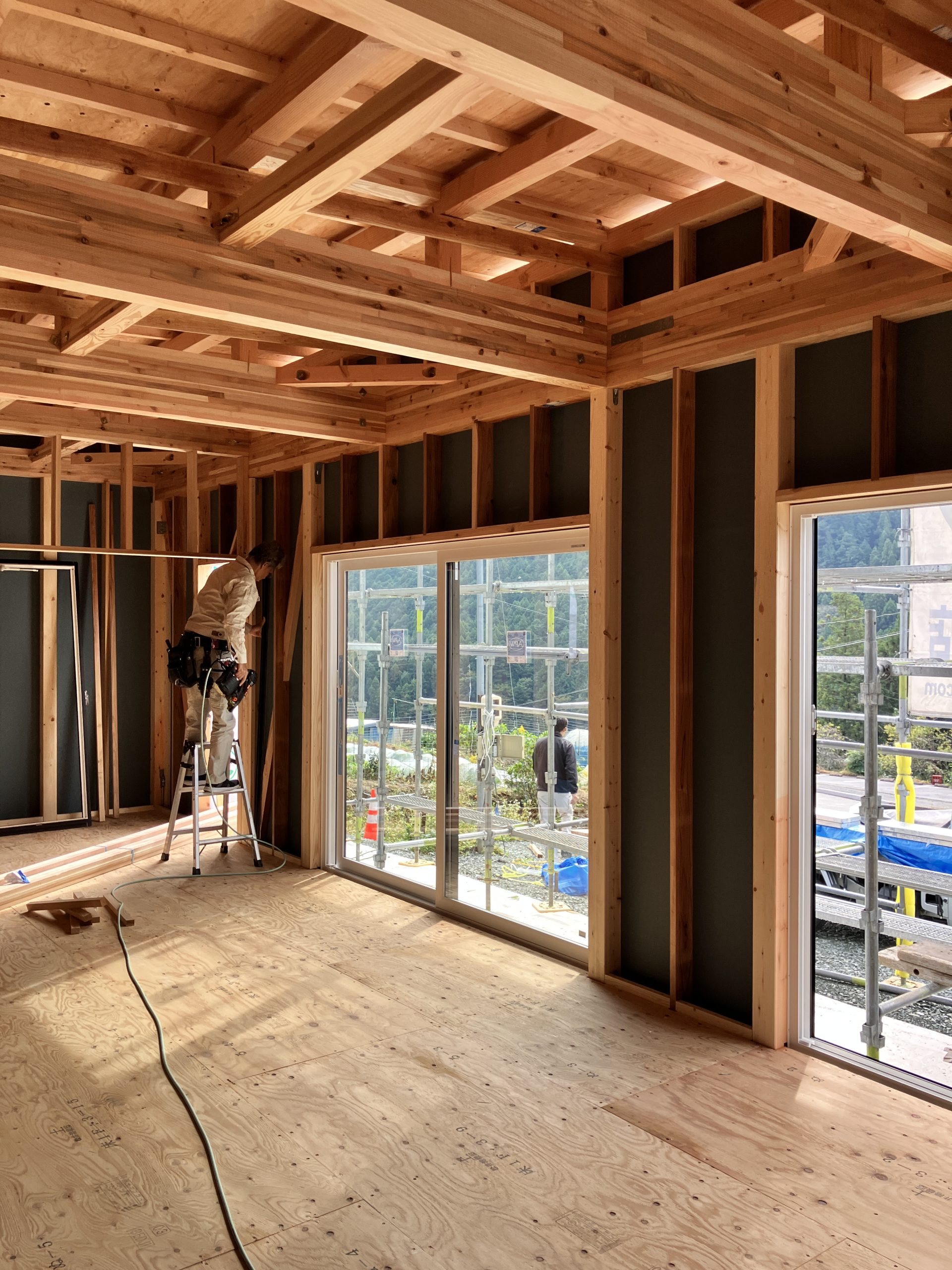 東栄町の平屋の家