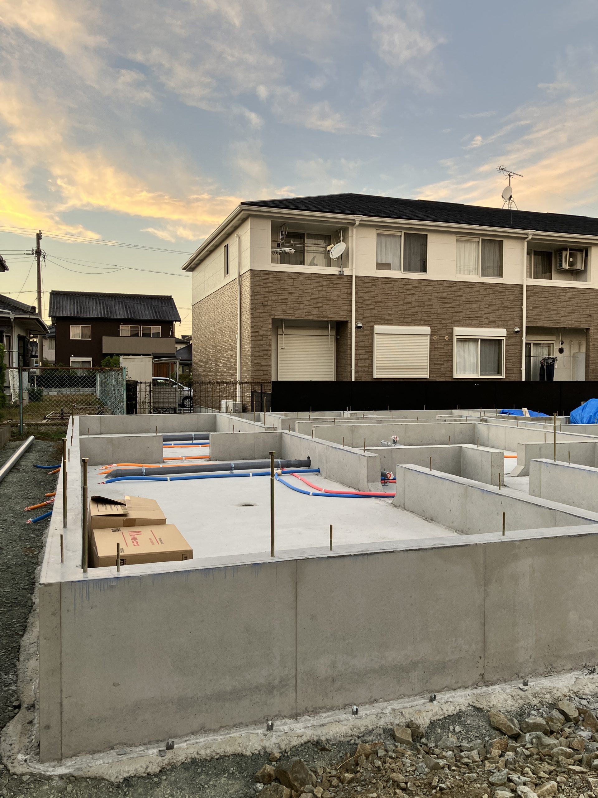 豊川市の一体打ち基礎