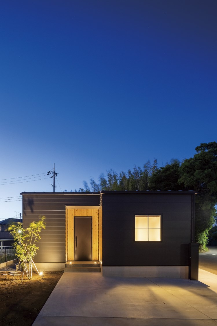 新城市の平屋の新築住宅