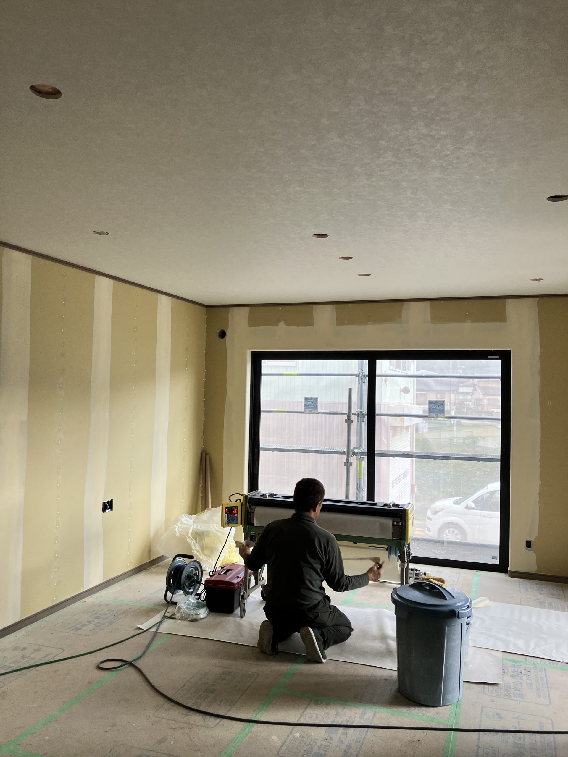 新城市の平屋住宅