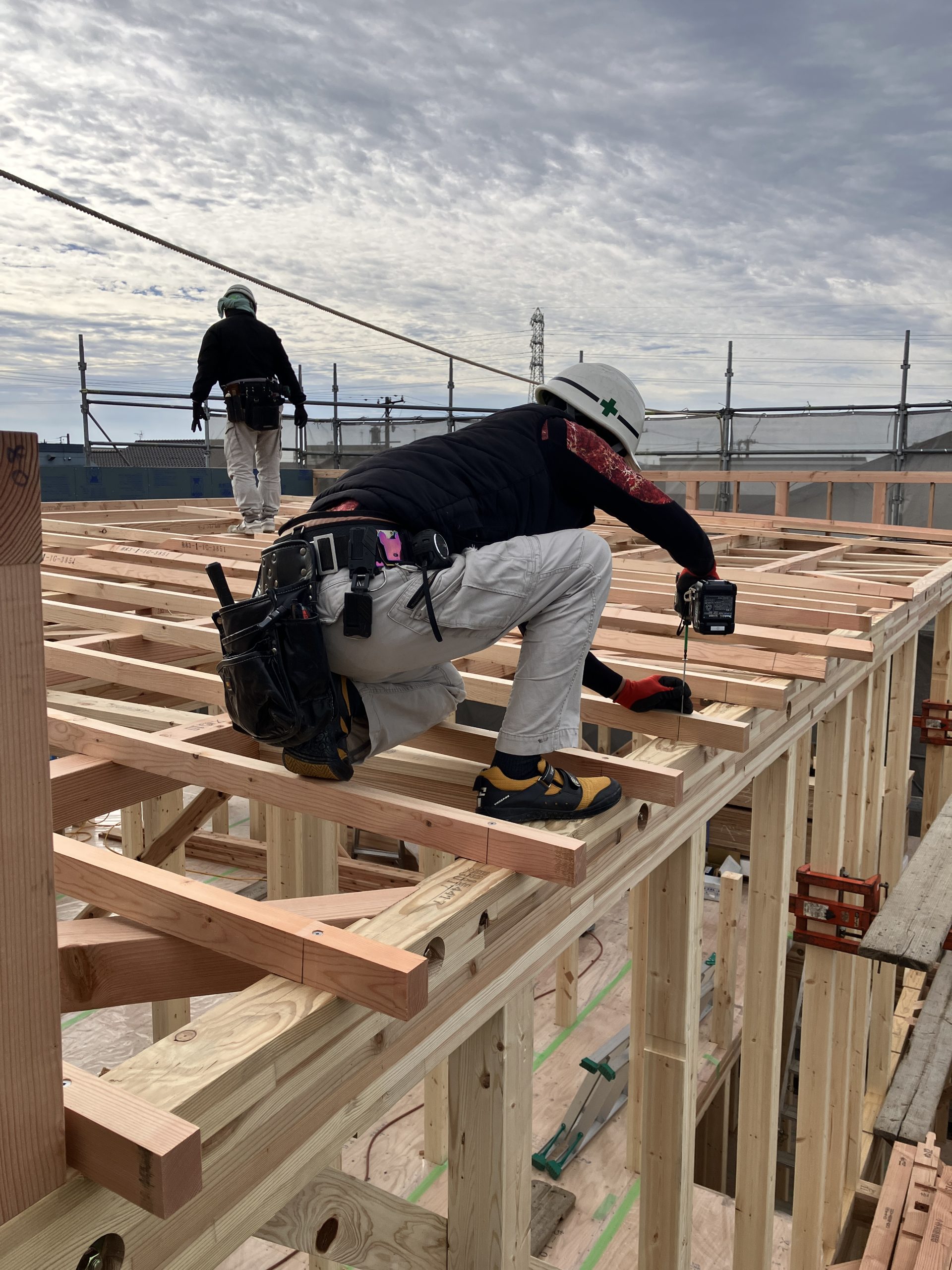 店舗併用住宅の新築工事