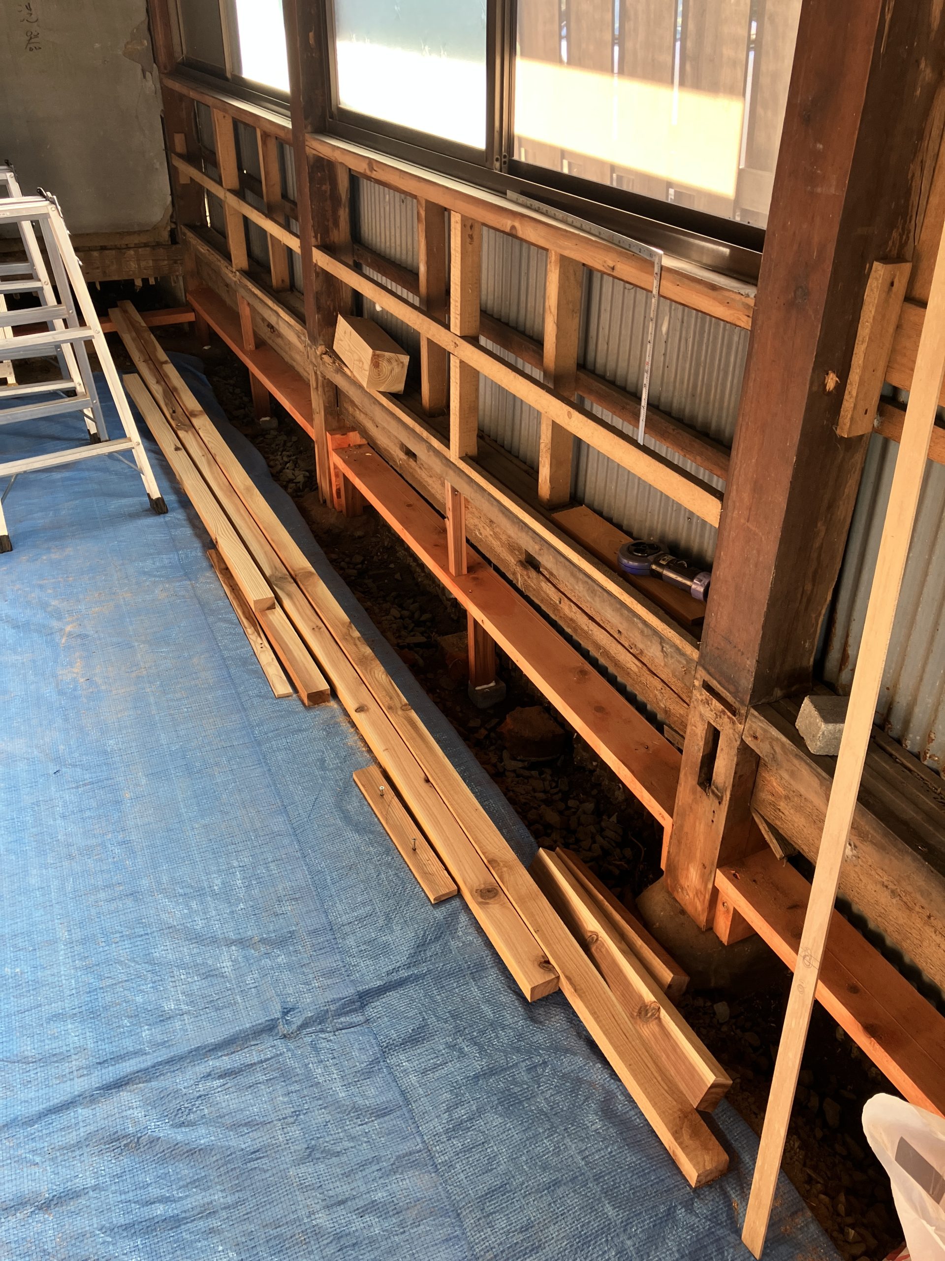 新城市のリノベーション工事